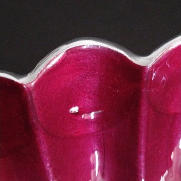 Julia Knight Peony 12" Round Deep Bowl Pomegranate - Picture 8 of 13